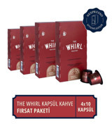 The Whirl Fırsat Paketi Espresso 4x10'lu Kapsül Kahve