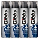 Gibbs Seyahat Boyu Tıraş Köpüğü 4x200 ml