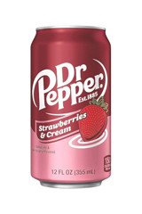 Dr. Pepper Çilekli Kremalı Kutu Gazoz 335 ml