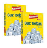 Koroplast Orta Bölmeli Kilitli Buz Torbası 2x196'lı