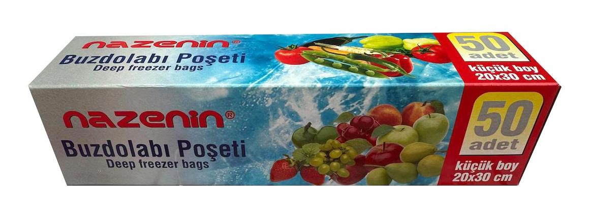Nazenin Küçük Buzdolabı Poşeti 50'li