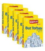 Koroplast Orta Bölmeli Kilitli Buz Torbası 5x196'lı