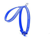 Doggie Flotter Swarovski Ayarlanabilir Göğüs Köpek Tasması Mavi
