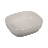 Vitra Outline 5994B403-0016 Klasik Tekli 48 cm Seramik Tezgah Üstü Oval Lavabo Beyaz