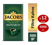 Jacobs Monarch Brezilya Arabica Öğütülmüş Filtre Kahve 12x500 gr