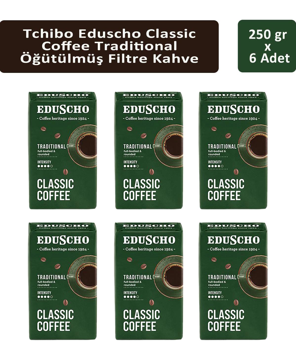 Tchibo Eduscho Classic Brezilya Öğütülmüş Filtre Kahve 6x250 gr