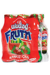 Uludağ Frutti Karpuzlu Çilekli Soda 6'lı 200 ml