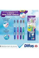 Difaş Soft Toucht Yumuşak Manuel Diş Fırçası Çok Renkli