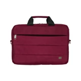 PLM CANYONCASE Düz Üç Gözlü Oxford Kumaş 13 inç Askılı Laptop Çantası Bordo