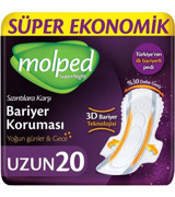 Molped Supernight İnce 20'li Hijyenik Ped