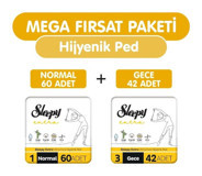 Sleepy Ekstra Organik Antialerjik İnce 60'lı+42'li Hijyenik Ped 2 Adet