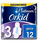 Orkid Platinum İnce 12'li Hijyenik Ped