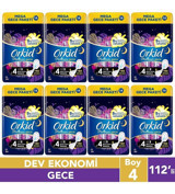Orkid Platinum Gece İnce 14'lü Hijyenik Ped 8 Adet