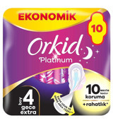 Orkid Platinum Orta 10'lu Hijyenik Ped