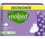 Molped Classic Thick Kalın 20'li Hijyenik Ped 8 Adet
