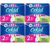 Orkid Ultra Extra Orta 7'li Hijyenik Ped 4 Adet