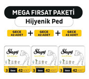 Sleepy Extra Organik Antialerjik Ultra İnce 42'li Hijyenik Ped 3 Adet