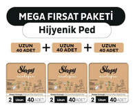 Sleepy Ecologic Organik Antialerjik İnce 40'lı Hijyenik Ped 3 Adet