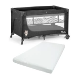 Gulz Lindo 20 kg Kapasiteli Ayarlanabilir Taşınabilir Katlanabilir 70x120 cm Sallanan Anne Yanı Park Yatak Siyah