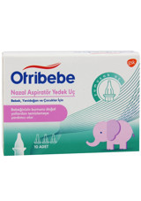 Otribebe Bebek Yenidoğan Çocuklar İçin Burun Aspiratörü Yedek Ucu 10'lu Set
