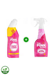 The Pink Stuff Mucizevi Oxi Leke Çıkarıcı Sprey 500 ml - Mucizevi Tuvalet Temizleyici 750 ml