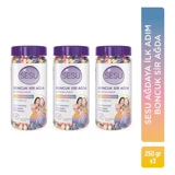 Sesu Kömürlü Hassas Ciltler İçin Boncuk Ağda 3x250 gr