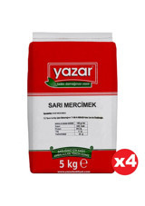 Yazar Sarı Mercimek 4x5 kg