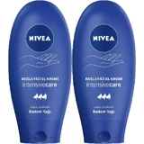 Nivea Intensivecare Badem Yağlı Kuru Ciltler Organik Vegan Parfümlü El Kremi 2x75 ml