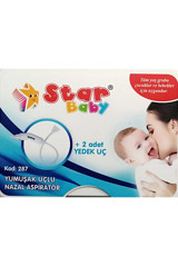 Star Baby 287 Nazal Burun Aspiratörü Seti+Yedek Uç 2'li