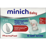 Minich Baby Nazal Burun Aspiratörü Yedek Ucu 10'lu