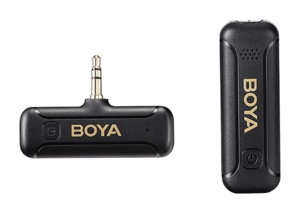 Boya BY-WM3T2-M1 Condenser 3.5 mm Kablosuz Yayıncı Bluetooth Siyah El Mikrofon