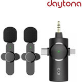 Daytona K9-c2 Condenser Type C Kablosuz Yayıncı Siyah Yaka Mikrofon