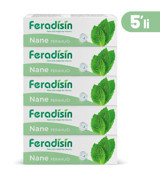 Feradisin Naneli Organik Florürsüz Diş Macunu 5x90 ml