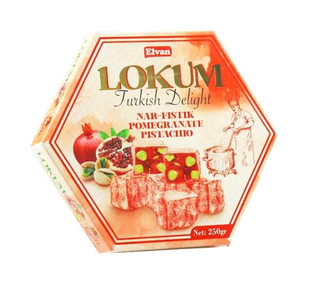 Elvan Fıstıklı-Narlı Lokum 250 gr
