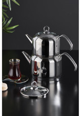 Neva Galaxy N3492 Çelik Çaydanlık Gri