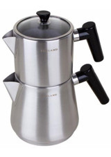 Porland Capri 04fst001787 Çelik Çaydanlık Siyah