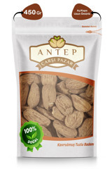 Antep Çarşı Pazar Kavrulmuş Tuzlu Organik Tane Kabuklu Badem 450 gr