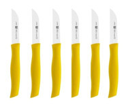 Zwilling 380910810 Plastik Paslanmaz Çelik 6 Parça Meyve-Sebze Bıçağı Seti