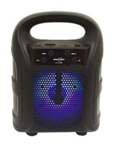 Virox Mini Radyolu Taşınabilir Işıklı Siyah Bluetooth Hoparlör