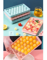 Yayke Plastik Kapaklı Mini Renkli Küre Buz Kalıbı
