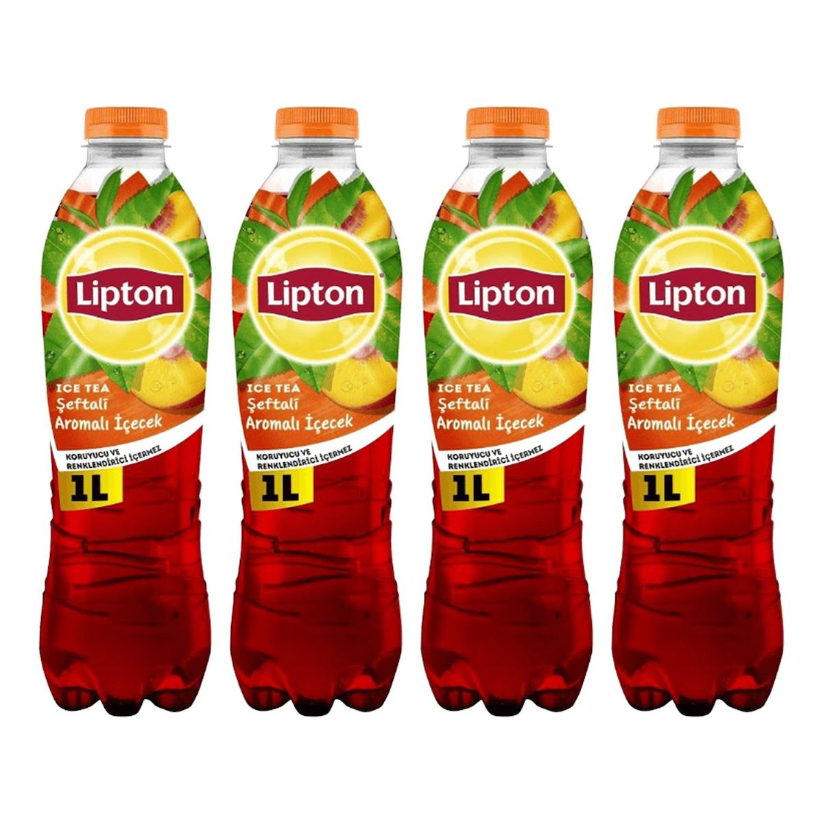 Lipton Şeftalili Soğuk Çay 4x1.5 lt