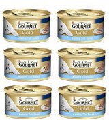 Purina Gourmet Gold Ton Balıklı Kıyılmış Yetişkin Yaş Kedi Maması 6x85 gr