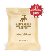 Addis Ababa Coffee Sade Orta Kavrulmuş Türk Kahvesi 5x100 gr