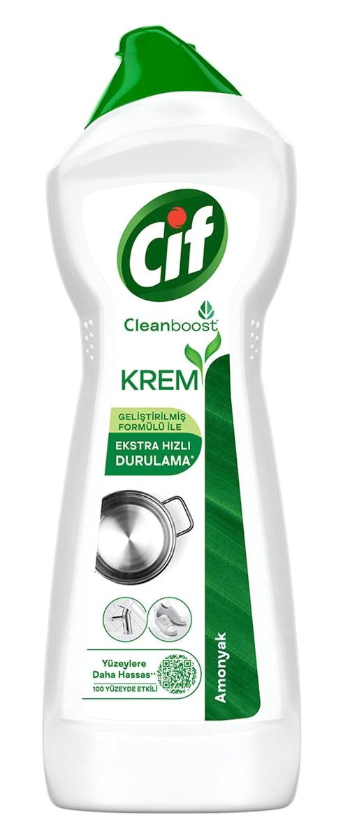 Cif Amonyaklı Krem Mutfak Banyo Temizliyici 750 ml
