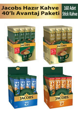 Jacobs 18 gr 4x40 Adet Hazır Kahve Avantaj Paketi