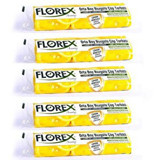 Florex Limon Kokulu Büzgülü Orta Boy 55x60 cm Çöp Poşeti 5x10 Adet Sarı