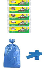 Ögem Orta Boy 55x60 cm Çöp Poşeti 20x5 Adet Mavi