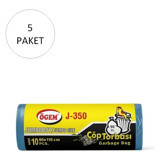 Ögem J-350 Jumbo Boy 80x110 cm Çöp Poşeti 5x10 Adet Mavi