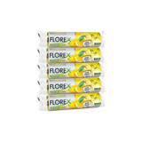 Florex Limon Kokulu Büzgülü Büyük Boy 65x70 cm Çöp Poşeti 5x10 Adet Sarı