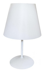 D-light Zen Metal Beyaz Tekli Metal Abajur